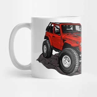 Jeep red Mug